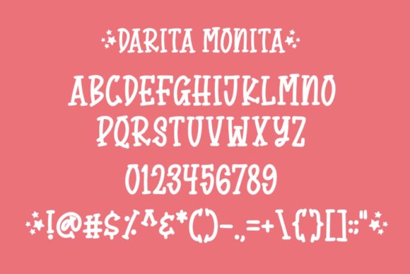 Darita Monita Font - Preview 2