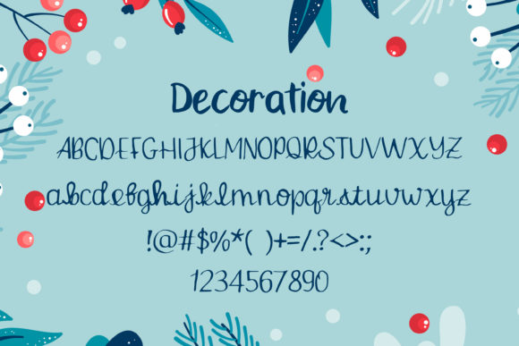 Decoration Font - Preview 1