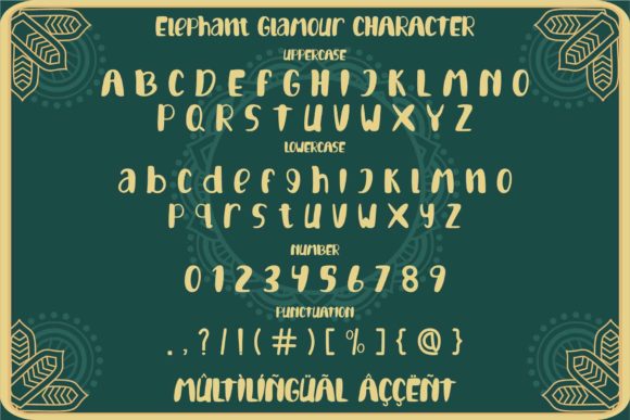 Elephant Glamour Font - Preview 4