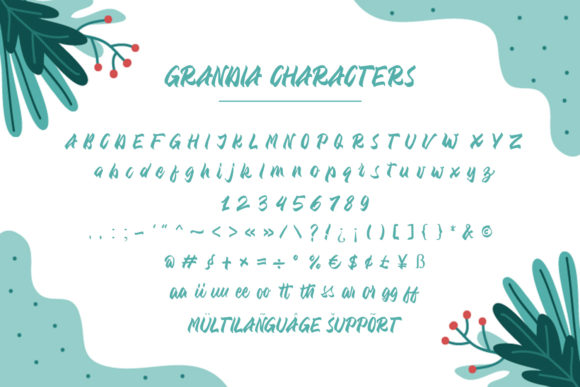Grandia Font - Preview 6
