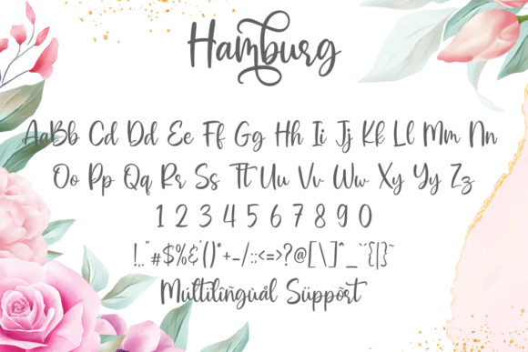 Hamburg Font - Preview 6
