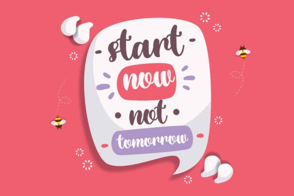 Honey Shake Font PNG with transparent background - Preview 1