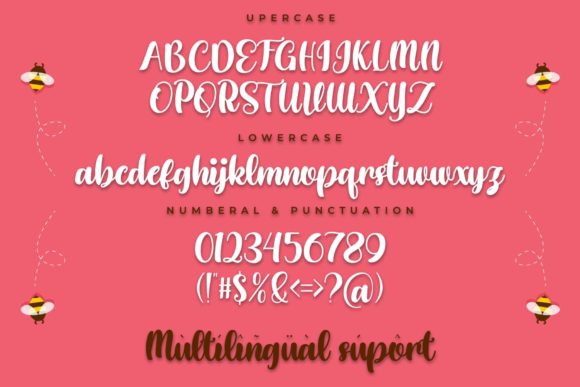 Honey Shake Font PNG with transparent background - Preview 3