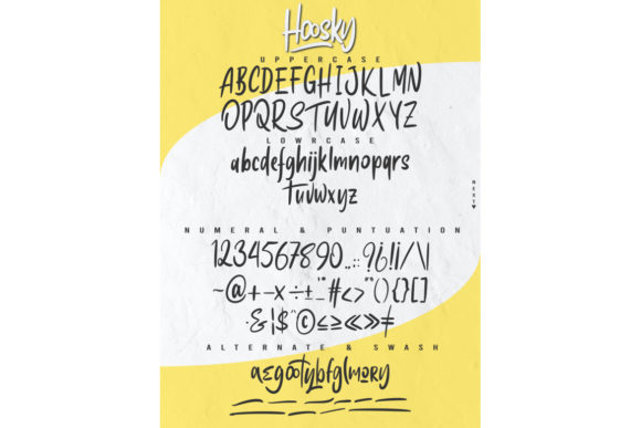 Hoosky Font - Preview 4