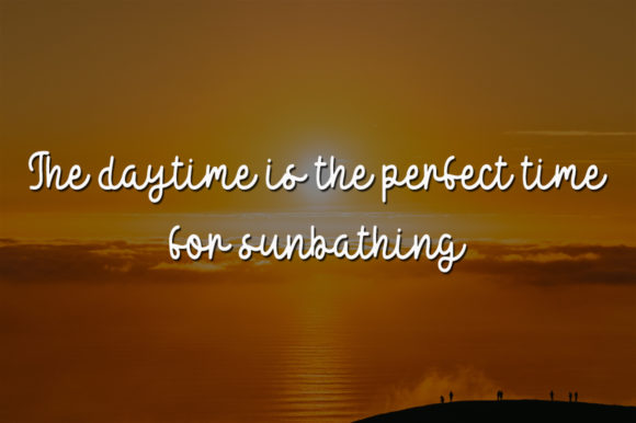Hot Sun Font PNG with transparent background - Preview 2
