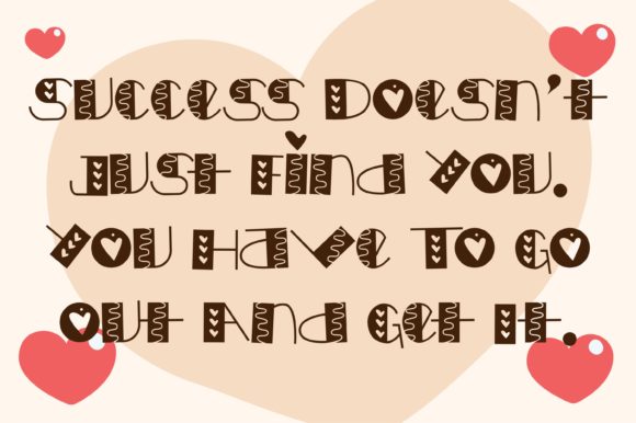 Love Doly Font PNG with transparent background - Preview 3
