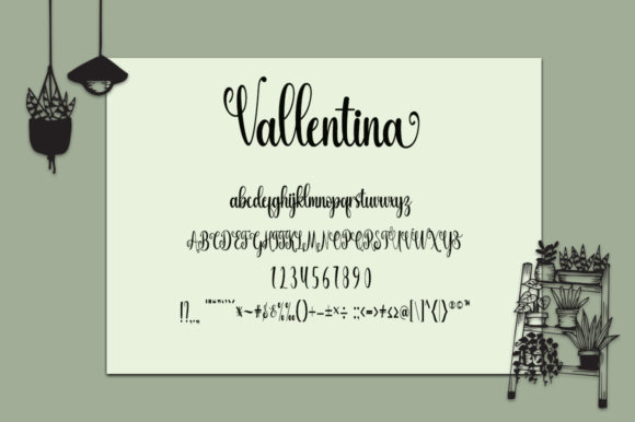 Love Vallentina Duo Font PNG with transparent background - Preview 6