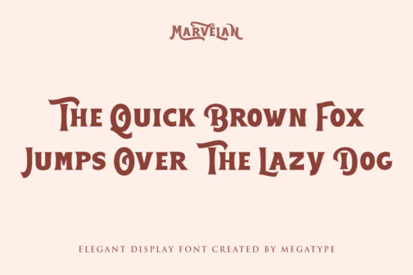Marvelan Font PNG with transparent background - Preview 3