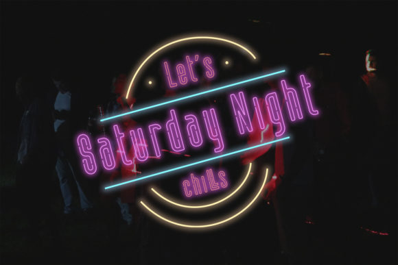 Night Vibes Font PNG with transparent background - Preview 5