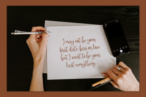 Own Friday Font PNG with transparent background - Preview 5
