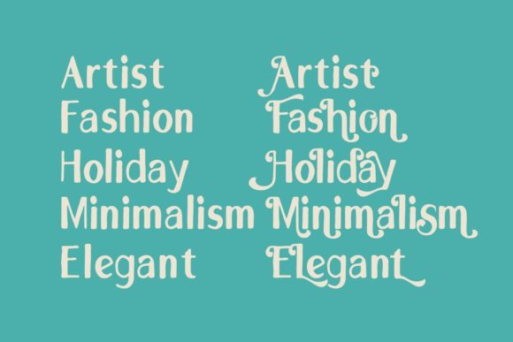 Rimsky Font PNG with transparent background - Preview 3