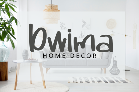 Smart Home Font PNG with transparent background - Preview 1