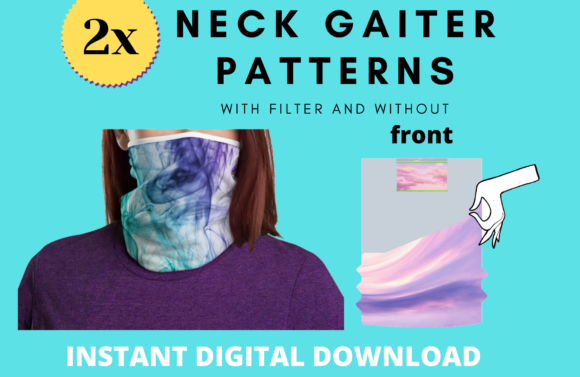 2 X Neck Gaiter Sewing Instructions
