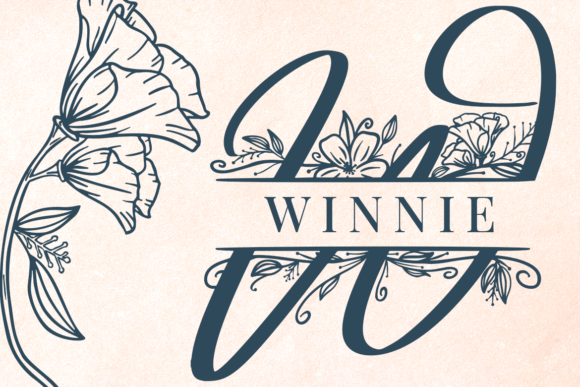Angella Monogram Font - Preview 1