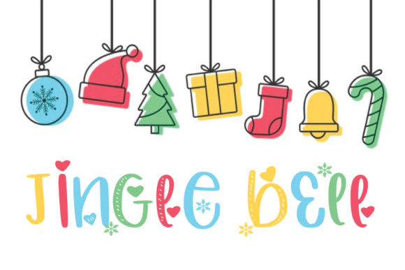 Christmas Love Forever Font PNG with transparent background - Preview 1