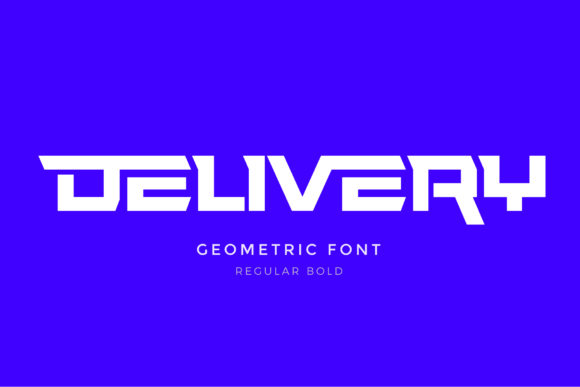 Delivery Font by artyway · Creative Fabrica font preview
