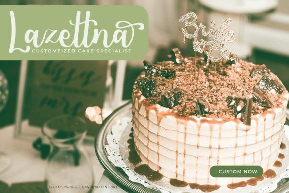 Fluffy Puddle Font - Preview 2