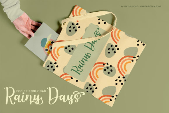 Fluffy Puddle Font - Preview 4