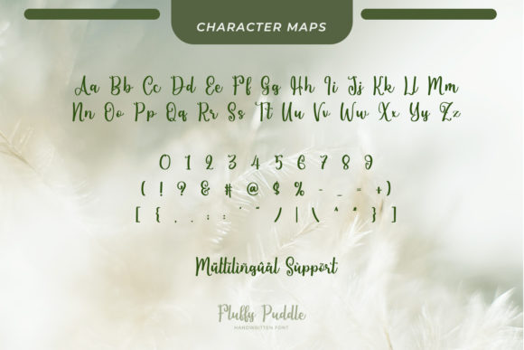 Fluffy Puddle Font - Preview 6