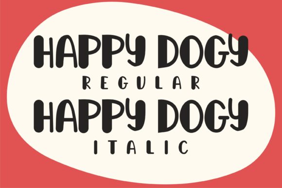 Happy Dogy Font - Preview 1