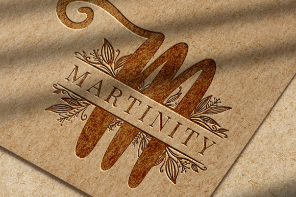 Julia Monogram Font PNG with transparent background - Preview 3