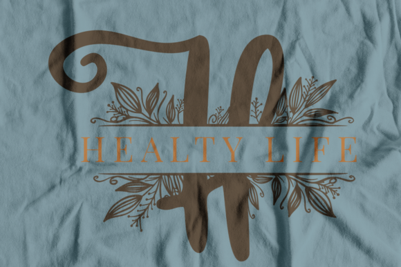 Julia Monogram Font PNG with transparent background - Preview 4