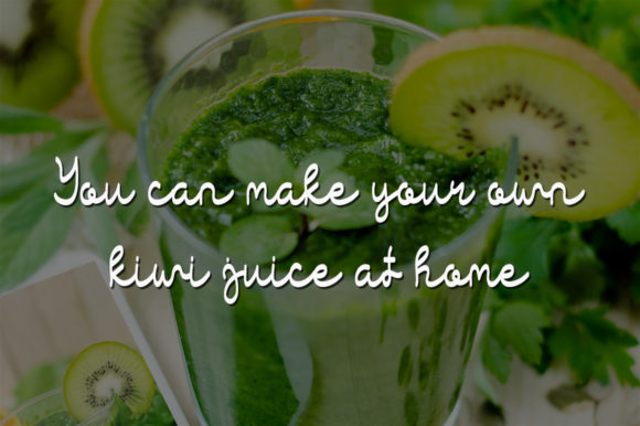 Kiwi Juice Font PNG with transparent background - Preview 2
