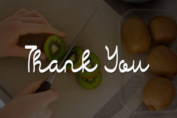 Kiwi Juice Font PNG with transparent background - Preview 4