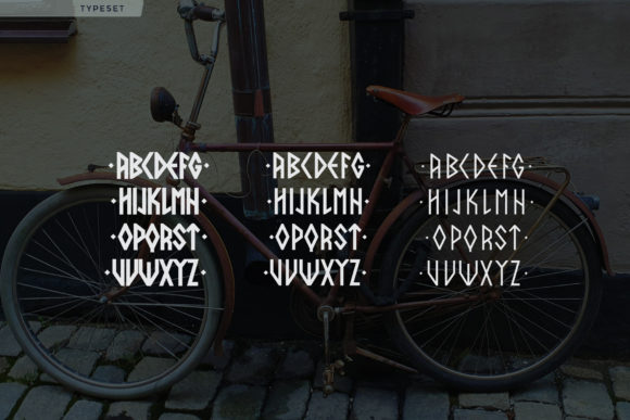 Scandinav Font PNG with transparent background - Preview 2