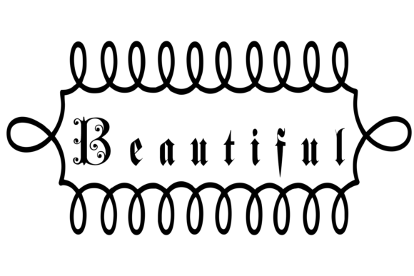 Sincelo Ornaments Font PNG with transparent background - Preview 1