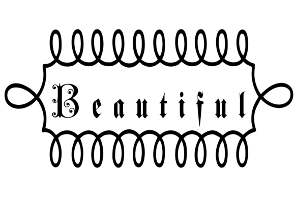 Sincelo Ornaments Font PNG with transparent background - Preview 2
