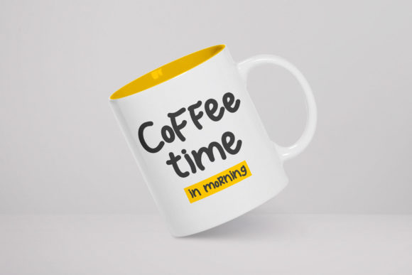 Cheerful Yellow Font - Preview 2