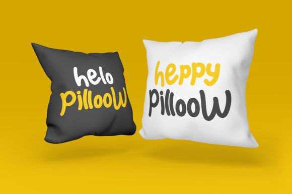 Cheerful Yellow Font - Preview 4