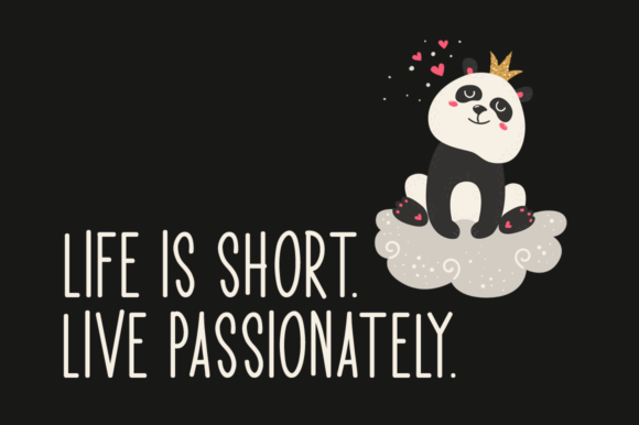 Delighted Panda Font - Preview 4