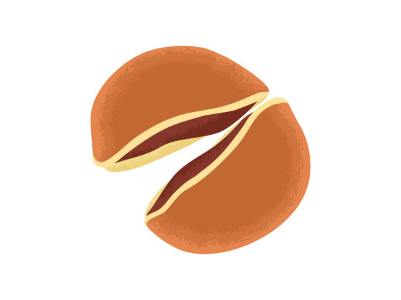 Dorayaki Japanese Food Illustration