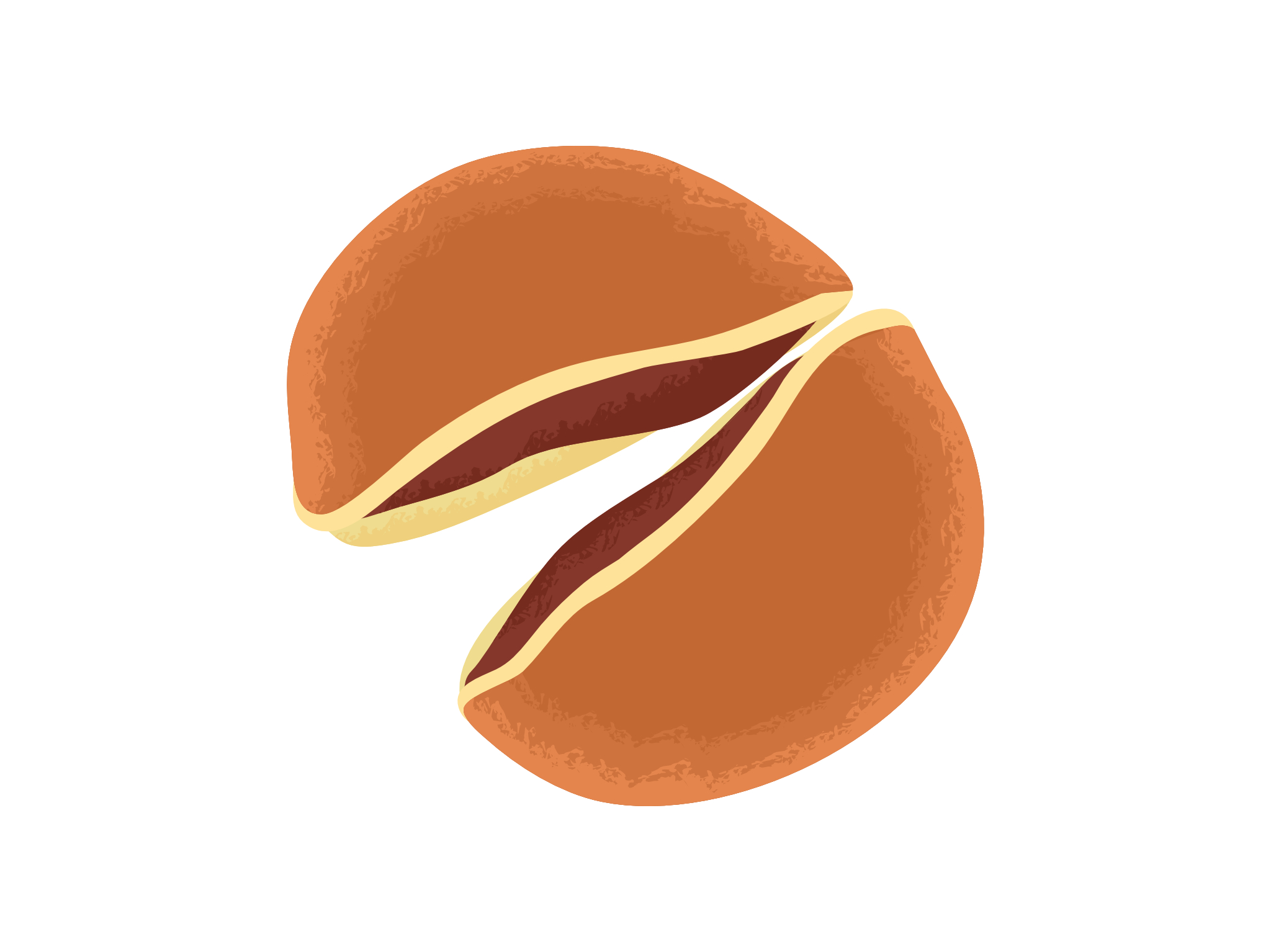 Dorayaki Japanese Food Illustration