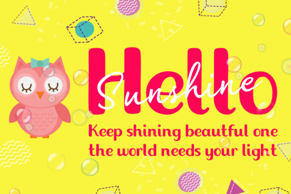 Fairytine Font - Preview 1