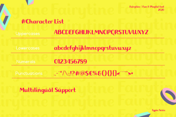 Fairytine Font - Preview 6