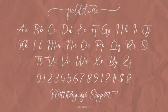 Fieldstone Font - Preview 4