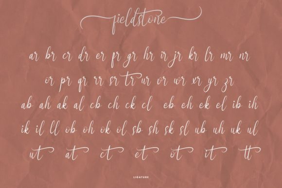 Fieldstone Font - Preview 6