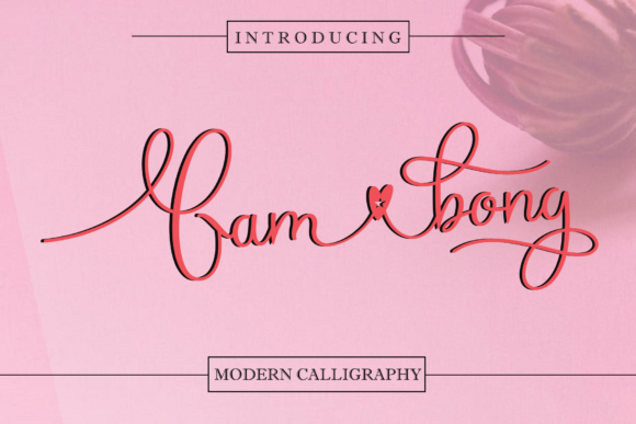 Gambong Font PNG with transparent background - Preview 1