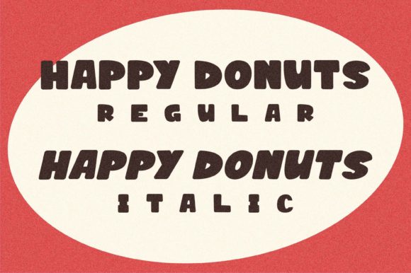 Happy Donuts Font - Preview 1