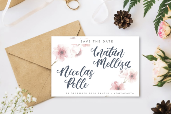 Madista Calligraphy Font PNG with transparent background - Preview 2