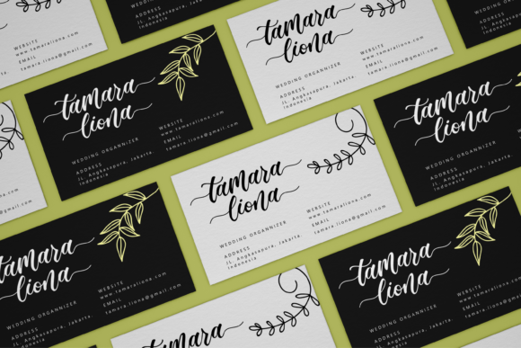 Madista Calligraphy Font PNG with transparent background - Preview 4