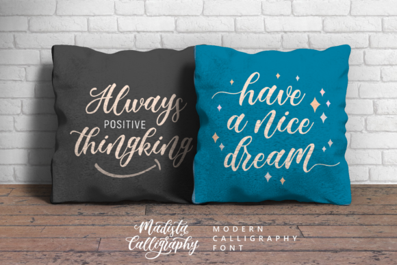 Madista Calligraphy Font PNG with transparent background - Preview 6