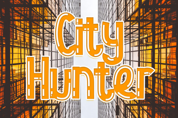 Night City Font PNG with transparent background - Preview 1