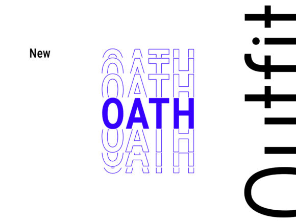 Oath Font PNG with transparent background - Preview 1
