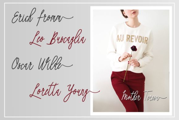Romantic Coffee Font PNG with transparent background - Preview 2