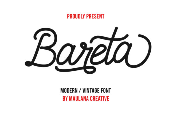 Bareta Font - Preview 1