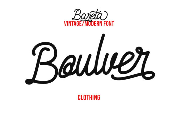 Bareta Font - Preview 2